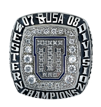 2007-08 Tulsa Golden Hurricanes Back to Back "GMAC Bowl" Champions NCAA Football Championship Ring!