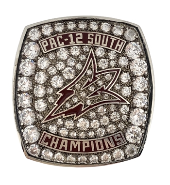 2013 Arizona St. Sun Devils "PAC-12" South Championship / Holiday Bowl Football Ring!