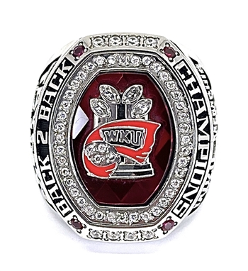 2016 Western Kentucky CUSA / Boca Raton Bowl Champions NCAA Football Ring!