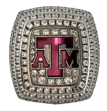 2018 Texas A&M Aggies " Tax Slayer Bowl" NCAA Football Champions Ring!