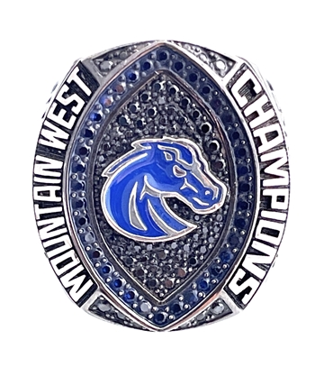 2019 Boise St. Broncos Mountain West / Las Vegas Bowl Championship NCAA  Football Ring!