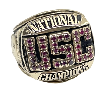 1978 USC Trojans "National Champions" 10K Gold NCAA Football Ring!