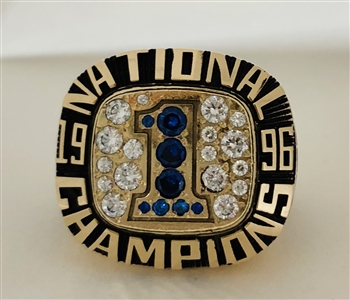1996 Florida Gators "National Champions" 10K Gold Ring