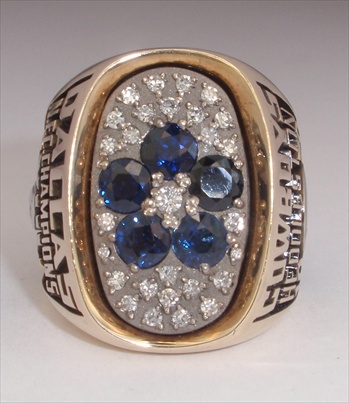 1978 Dallas Cowboys Super Bowl XIII "NFC" Champions 10K Gold & Diamond Ring
