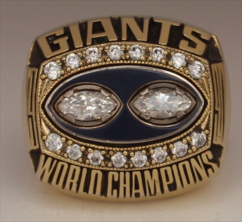 1990 New York Giants Super Bowl XXV Champions Ring