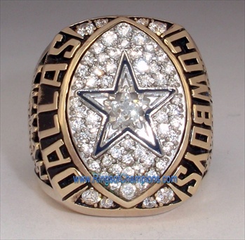 1992 Dallas Cowboys Super Bowl XXVII World Champions 10K Gold Ring! *Troy Aikman*