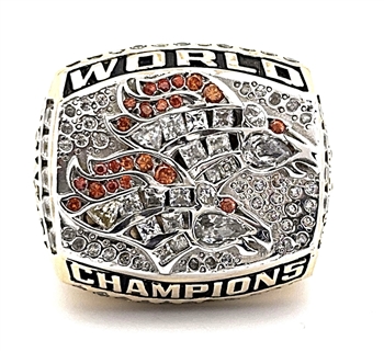 1998 Denver Broncos Super Bowl XXXIII Champions 10K Gold Ring! *John Elway*