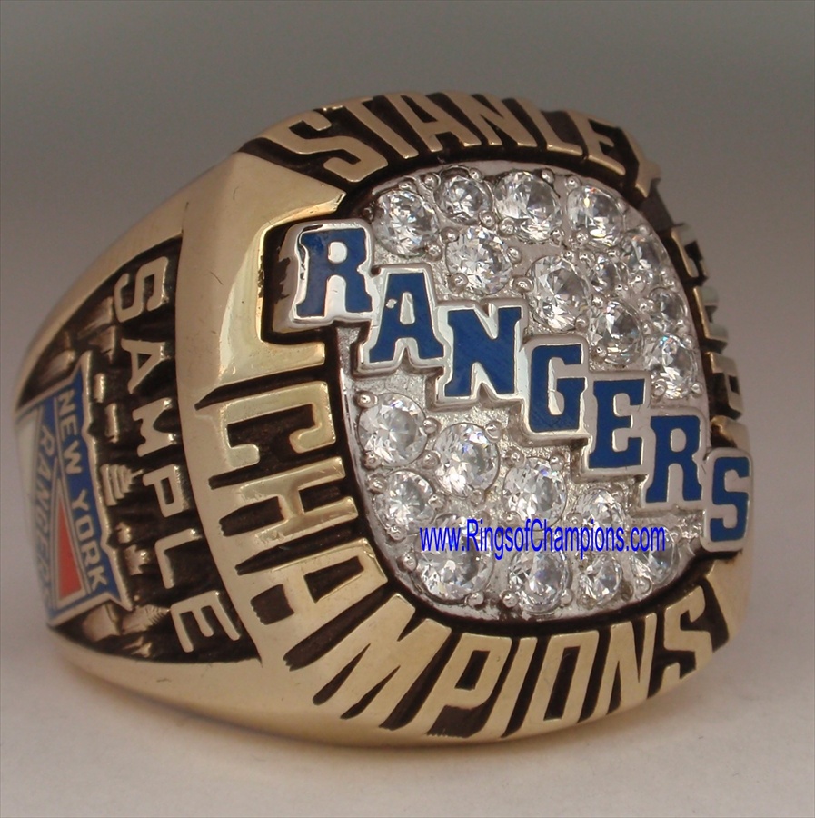 1994 New York Rangers "Stanley Cup" Champions 10K Gold Ring