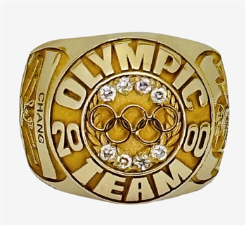 Michael Chang's 2000 Tennis Olympic Team USA 10K Gold Ring