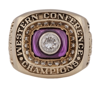 1984 Arizona Wranglers USFL Western Conference Champions 10K Gold & Diamond  Player's Ring!