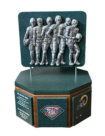 Los Angeles Rams NFL 75th Anniversary All-Time Team Trophy!