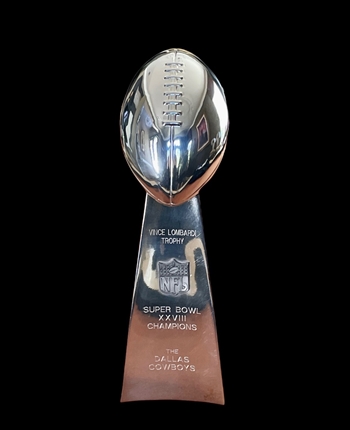 Dallas Cowboys Super Bowl XXVIII Vince Lombardi Trophy Presented to Cowboys Assistant Coach Robert Ford!