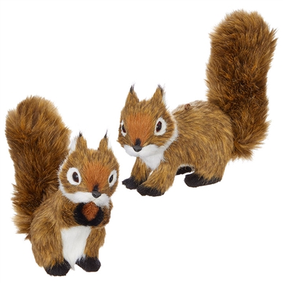 RAZ Imports - 5.25 " Squirrel Ornaments - Set of 2