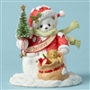 Cherished Teddies - Snowbear with Toys and Tree- 4053457