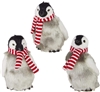 Raz - Snowed In Penguin Ornaments - Set of 3