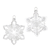 RAZ - 4.5 inch Snowflake  Ornaments - Set of 2