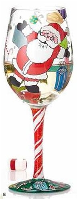 Lolita - A Claus For Celebration - 15 oz Wine Glass