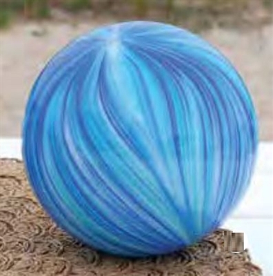 Art Glass Swirl Ball - Large