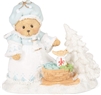 Cherished Teddies - Ashley White Christmas Figurine - 133479