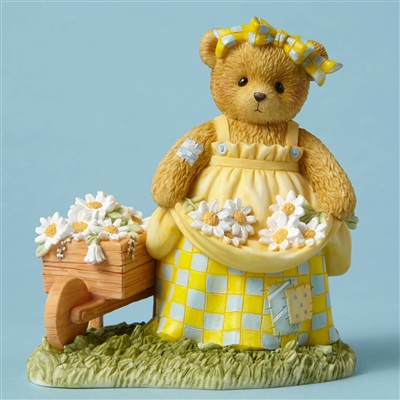 Cherished Teddies - Bear Picking Up Daisies