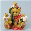 Bear Sitting with Holiday Decor