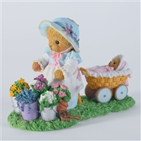 Cherished Teddies -  Bear with Flowers and Baby - CT1202