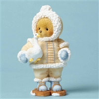 Cherished Teddies - Eskimo Kisses - Bear with Snow Goose - 4053476