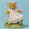 Cherished Teddies - Bear with Tulip and Butterflies