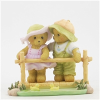 Cherished Teddies -  Bears Standing on Bridge CT1303