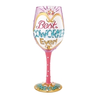 Lolita - Best Co-Worker Ever - 15 oz Wine Glass