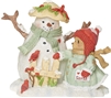 Cherished Teddies - Betty Snowman & Teddy Figurine - 132848