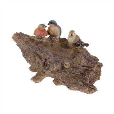 11.5" Birds on a Branch Container