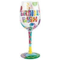 Happy Birthday Wine Glass