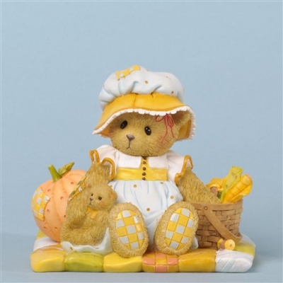 Bear Sitting with Holiday Decor