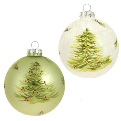 Christmas Tree Ball Ornament