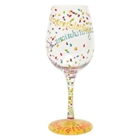 Congratulations Wine Glass