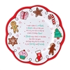 Department 56 - Cookie Giving Plate - Mrs Claus' Sweet Shoppe