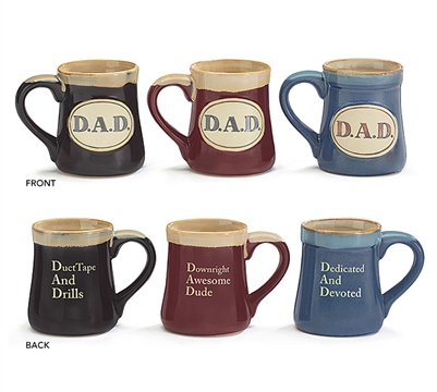 D.A.D. Acronym Mugs 18 oz