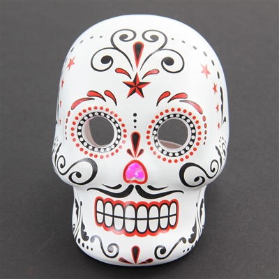 Day of the Dead Skull and LED Votive Holder