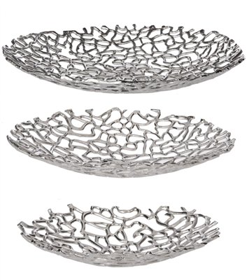 GANZ - Silver Reef Collection - Wavy Shallow Bowls