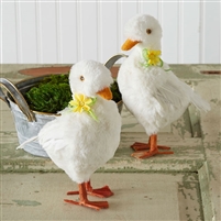Duck Figurines - Set of 2 - Easter / Spring Decor