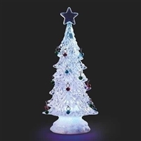 Roman - LED Lighted Christmas Tree with Bells 12" Tricolor