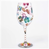 Lolita - Flip Flops Too - 15 oz Wine Glass