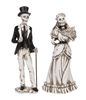 GANZ - Skeleton Bride And Groom Figurines - 10" - Set of 2