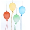 Kurt Adler - Glass Balloon Ornaments - Set of 4