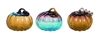 Transpac - Glass Deep Ombre Pumpkin - Set of 3