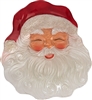 Glass Santa Face Plate