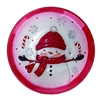 Transpac - Glass Snowman with Candy Cane Plate