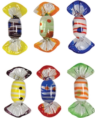 Global village Glass Candies - Set of 6