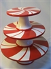 Graces Pantry Peppermint Swirl - Cake stands - Set of 3
